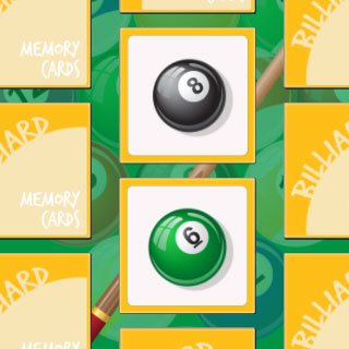 Billiard Memory Cards Game