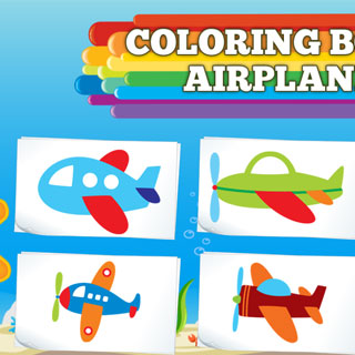 Coloring Book Airplane