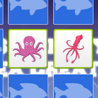 Kids Memory Game - Sea Creatures