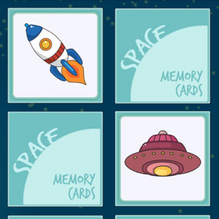 Space Memory Cards Game