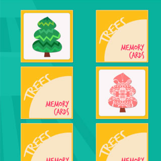 Trees Memory Cards